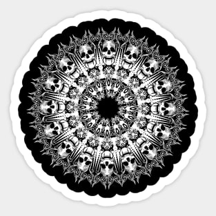 The Dark Skull ornament Sticker